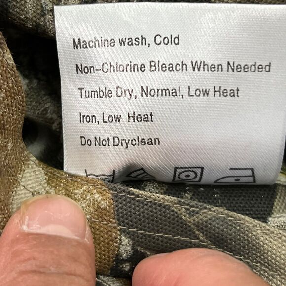 Bob Allen Reversible Camouflage Vest Mens 2XL Realtree Hardwoods Hunting - Picture 7 of 11